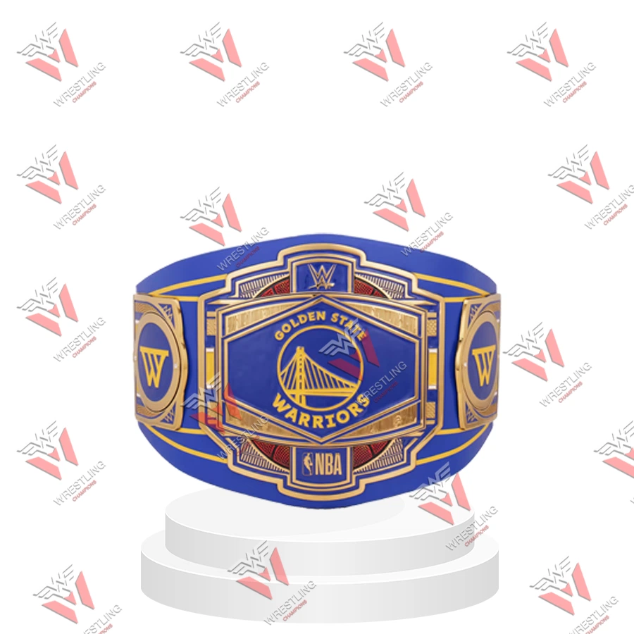 Golden State Warriors NBA Wrestling Championship Replica Title Belt