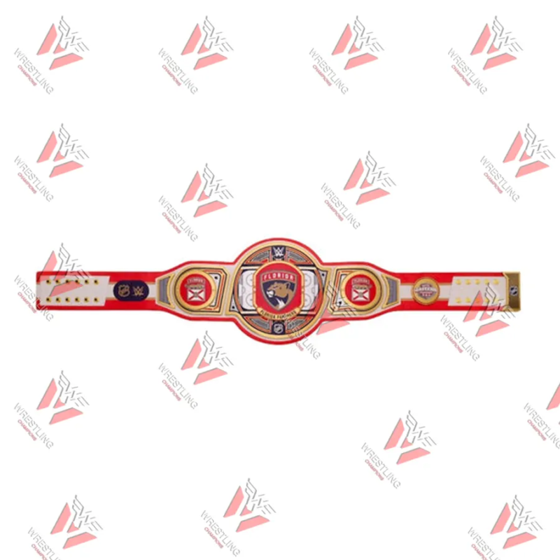 Florida Panthers NHL Wrestling Championship Belt