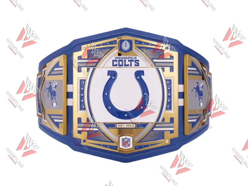 Indianapolis Colts NFL Wrestling Championship Title Belt