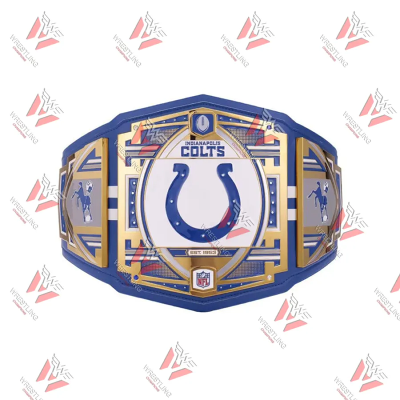 Indianapolis Colts NFL Wrestling Championship Title Belt