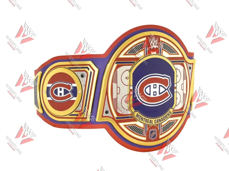 Montreal Canadiens NHL Wrestling Championship Belt