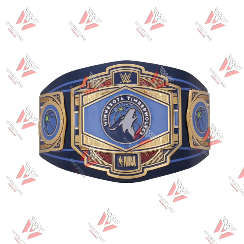Minnesota Timberwolves NBA Wrestling Championship Replica Title Belt