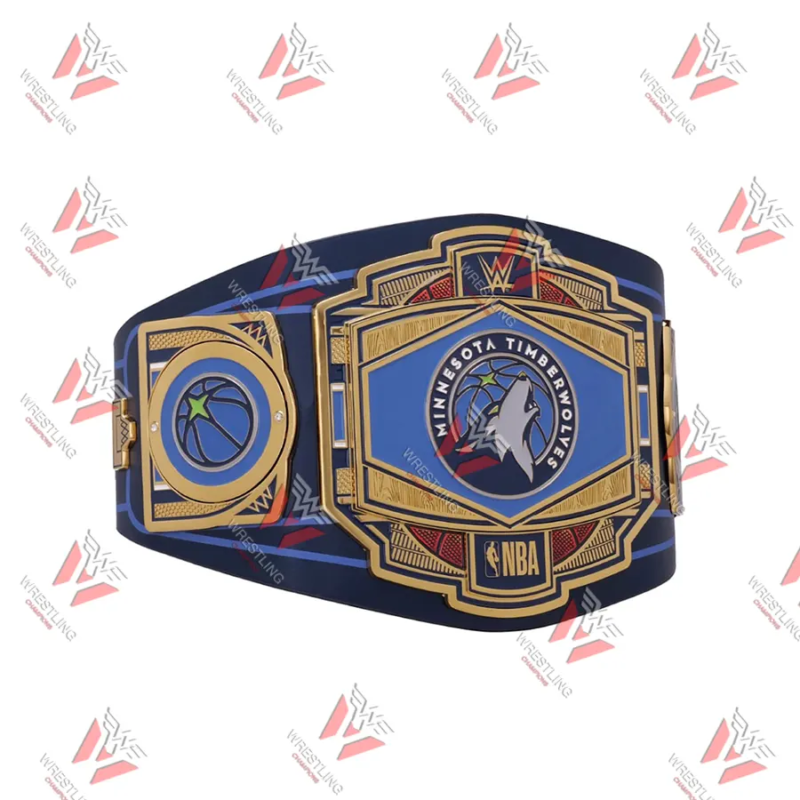 Minnesota Timberwolves NBA Wrestling Championship Replica Title Belt