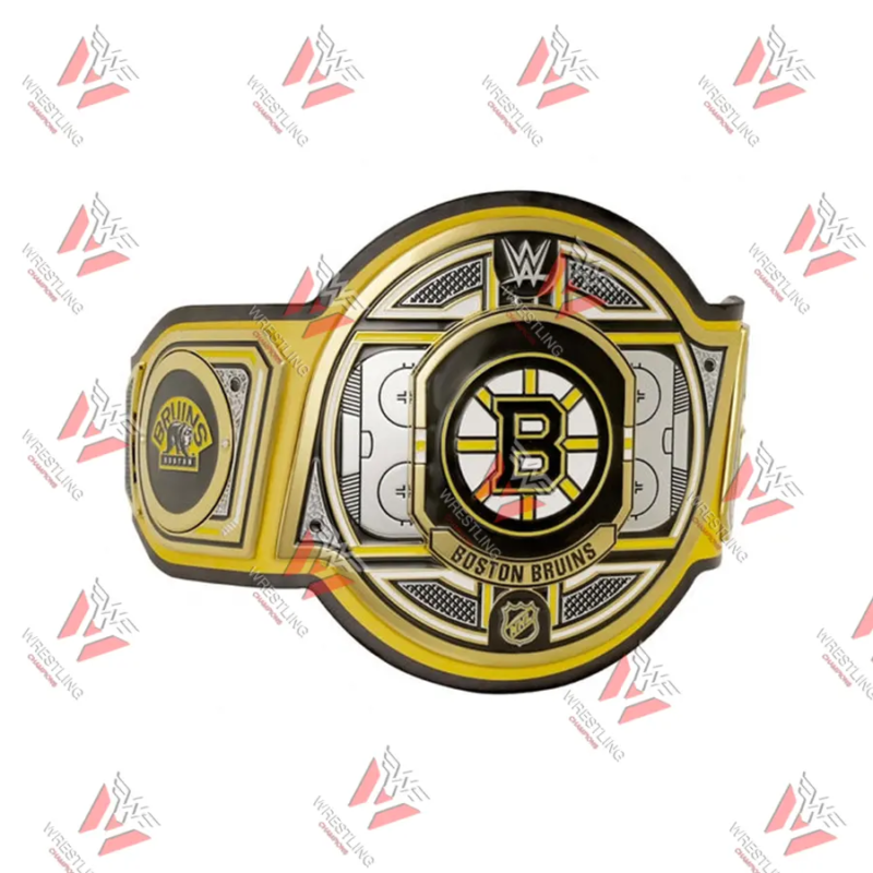 Boston Bruins NHL Wrestling Championship Belt