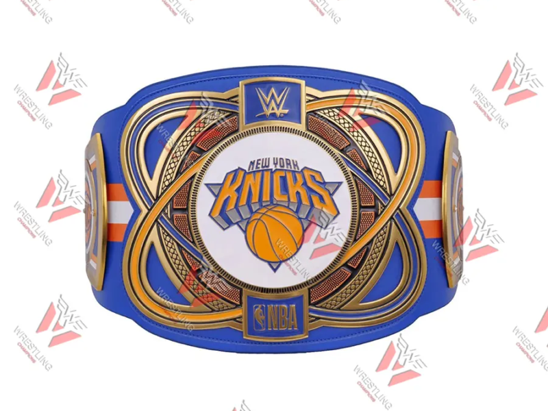 New York Knicks NBA Wrestling Championship Replica Belt Title