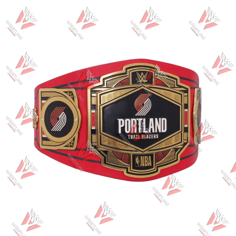 Portland Trail Blazer NBA Wrestling Championship Replica Title Belt