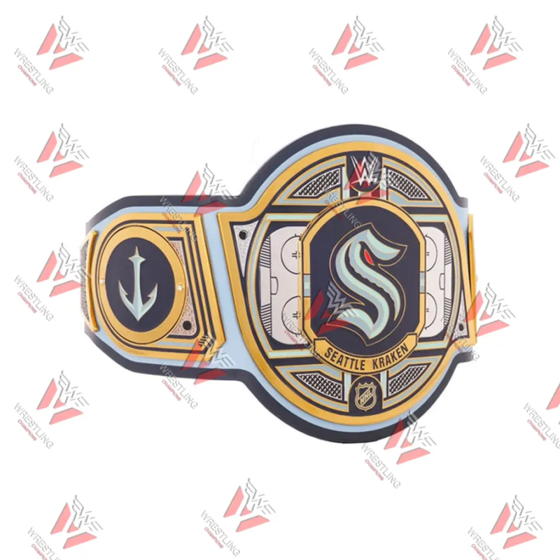 Seattle Kraken NHL Wrestling Championship Belt