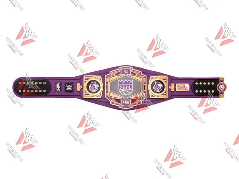 Sacramento Kings NBA Wrestling Championship Replica Title Belt
