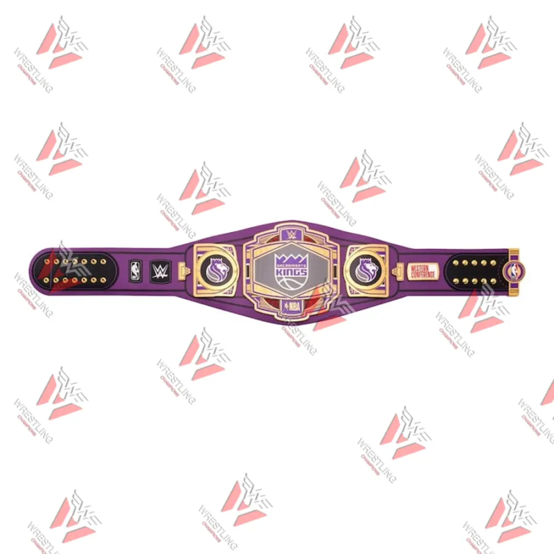 Sacramento Kings NBA Wrestling Championship Replica Title Belt