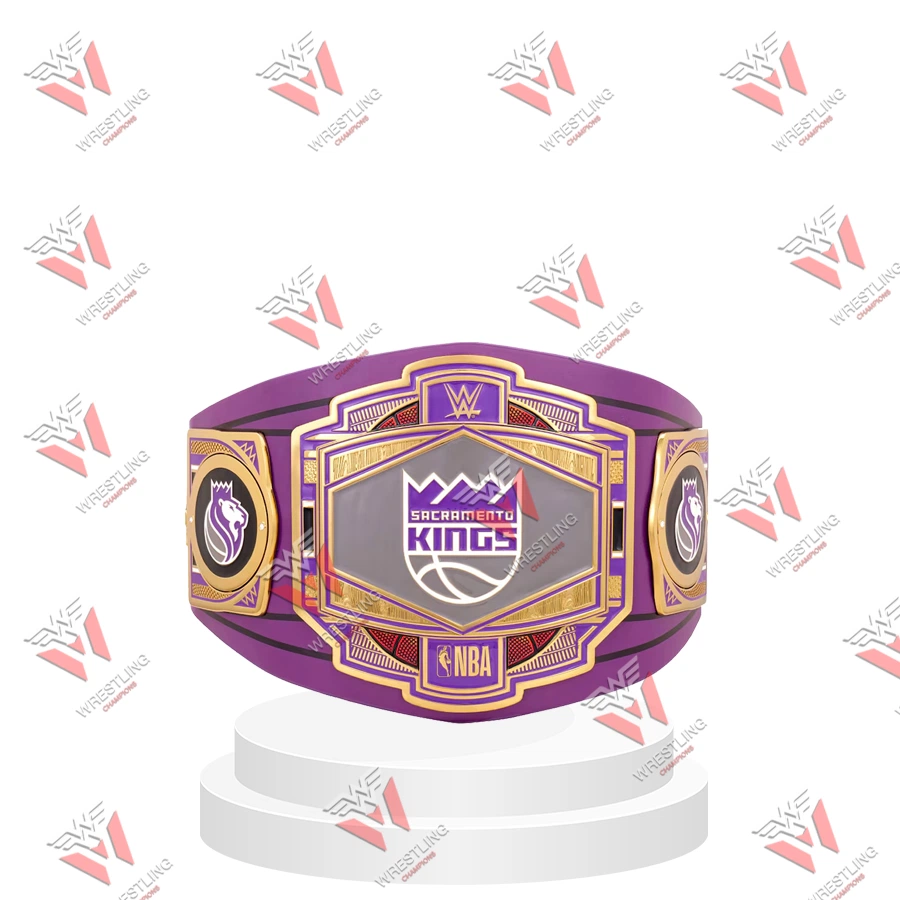 Sacramento Kings NBA Wrestling Championship Replica Title Belt