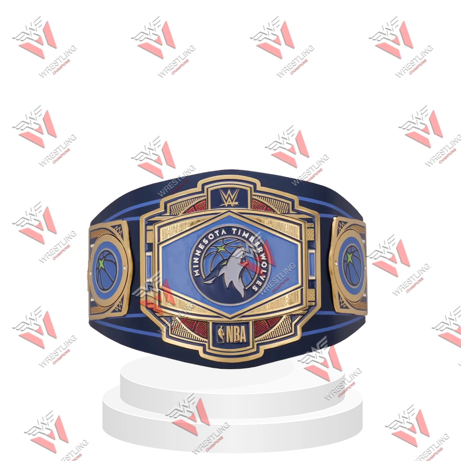 Minnesota Timberwolves NBA Wrestling Championship Replica Title Belt