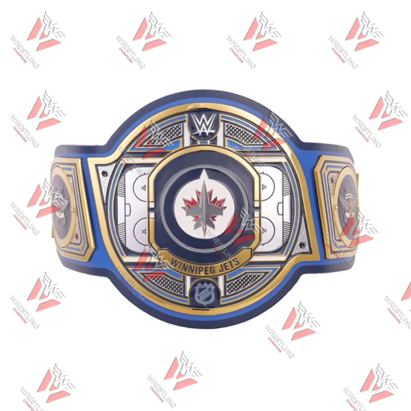 Winnipeg Jets NHL Wrestling Championship Belt