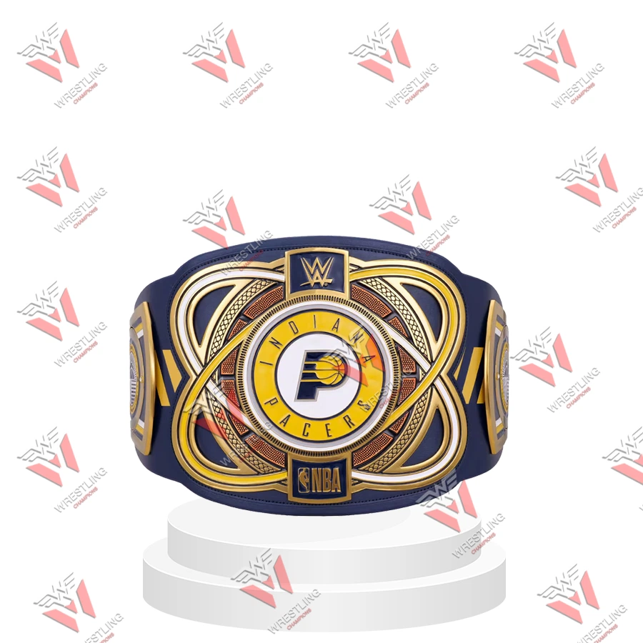 Indiana Pacers NBA Wrestling Championship Replica Title Belt