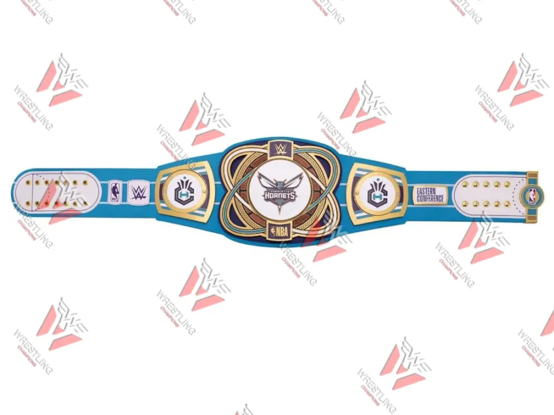 Charlotte Hornets NBA Wrestling Championship Replica Title Belt
