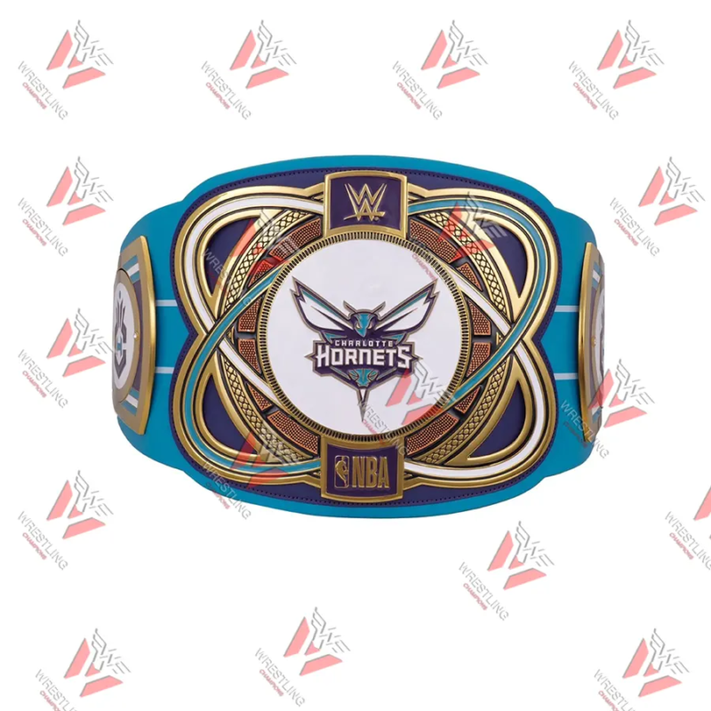 Charlotte Hornets NBA Wrestling Championship Replica Title Belt