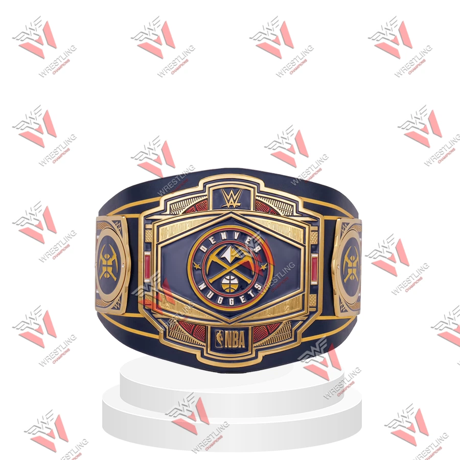 Denver Nuggets NBA Wrestling Championship Replica Title Belt