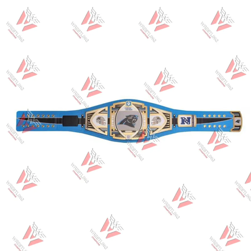 Carolina Panthers NFL Wrestling Championship Title Belt