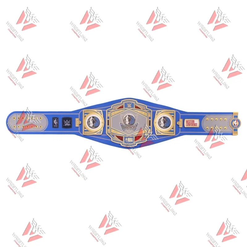 Dallas Mavericks NBA Wrestling Championship Replica Title Belt