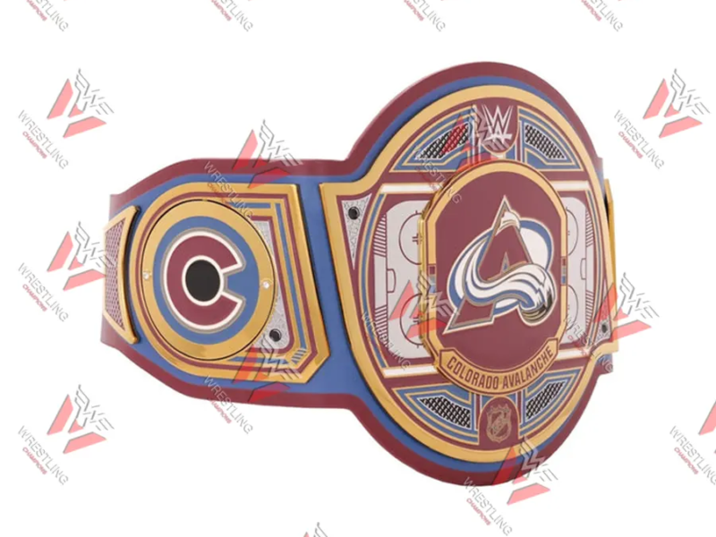 Colorado Avalanche NHL Wrestling Championship Belt