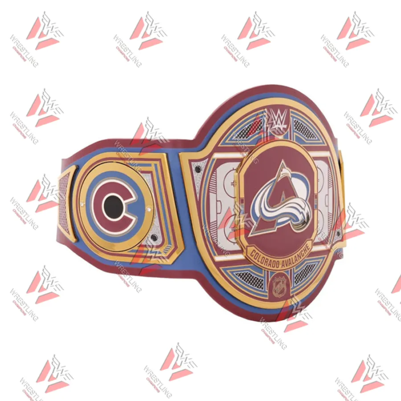 Colorado Avalanche NHL Wrestling Championship Belt