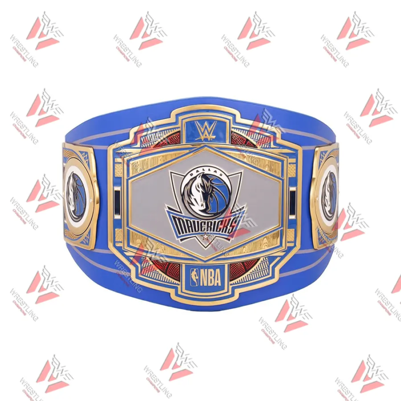 Dallas Mavericks NBA Wrestling Championship Replica Title Belt