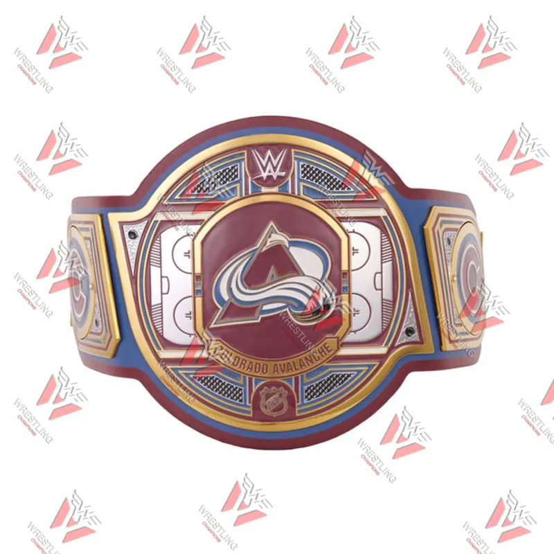 Colorado Avalanche NHL Wrestling Championship Belt