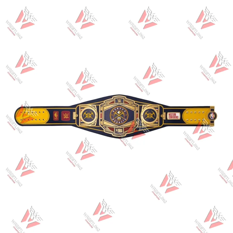 Denver Nuggets NBA Wrestling Championship Replica Title Belt