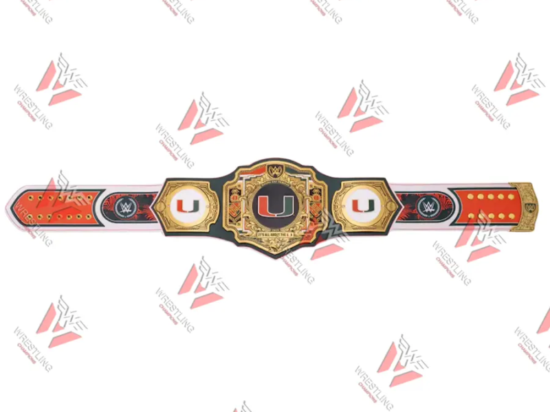 Miami Hurricanes Legacy Replica Title Belt