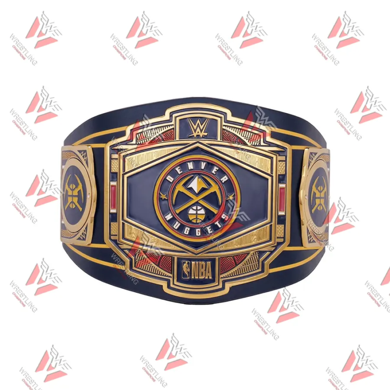 Denver Nuggets NBA Wrestling Championship Replica Title Belt