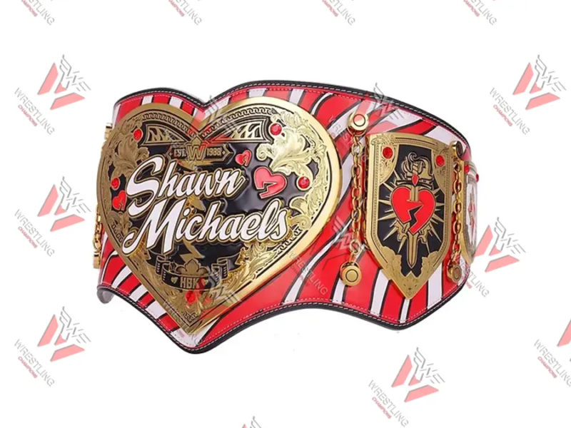 Shawn Michaels Wrestling Championship Replica Title Belt