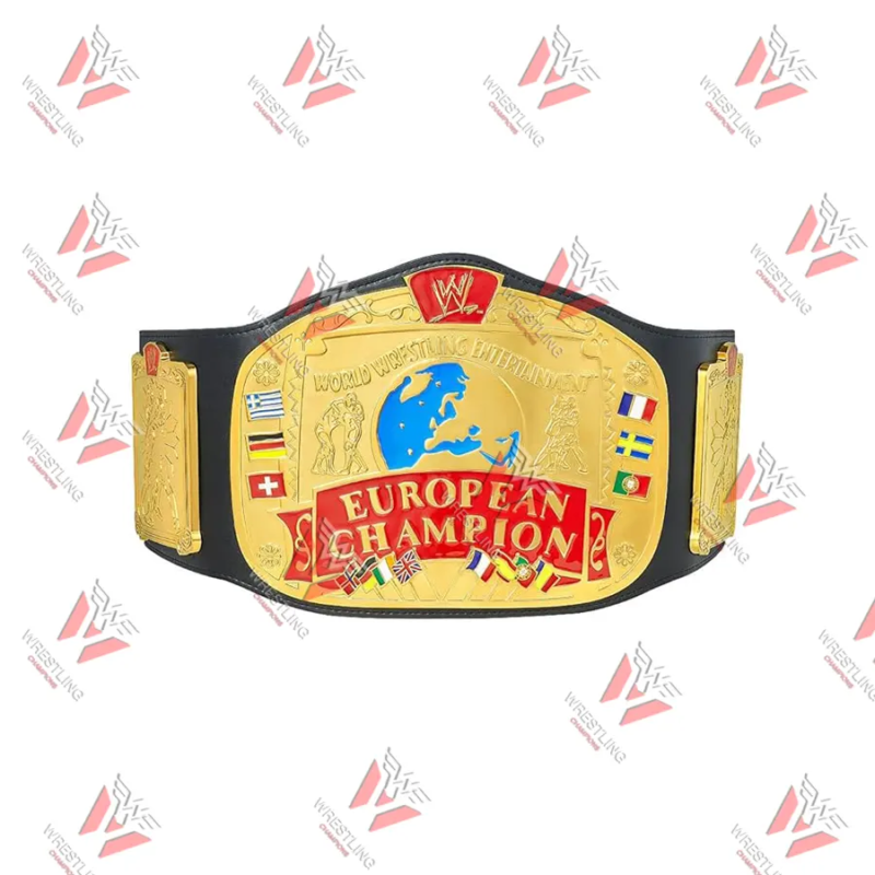 European World Entertainment Wrestling Championship Replica Title Belt