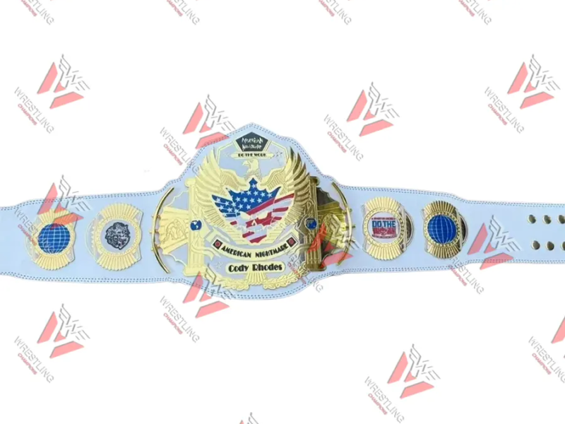 Cody Rhodes American Nightmare World Wrestling Championship Title Belt Replica