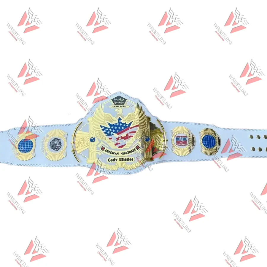 Cody Rhodes American Nightmare World Wrestling Championship Title Belt Replica