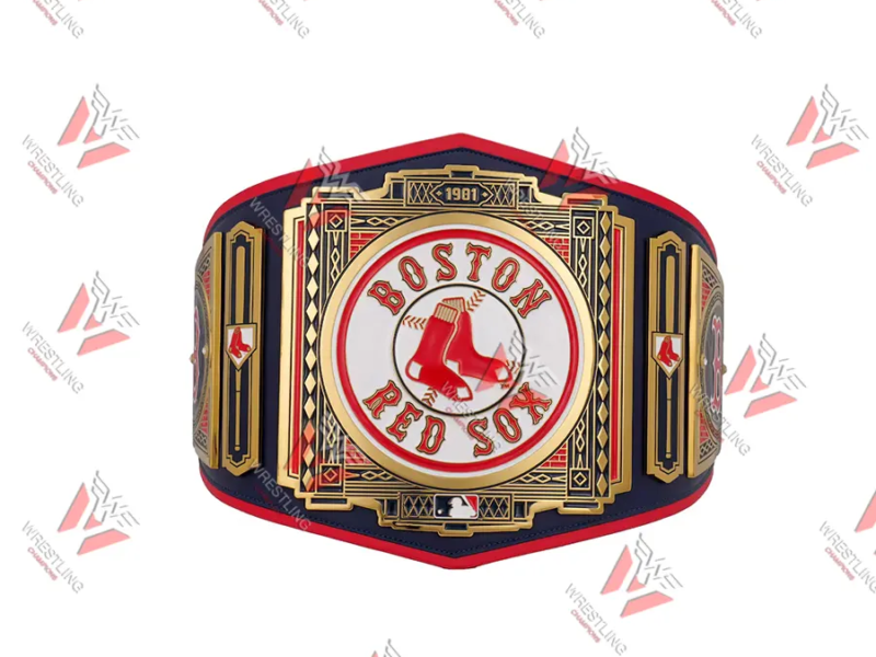 Boston Red Sox Wrestling Championship Replica Title Belt