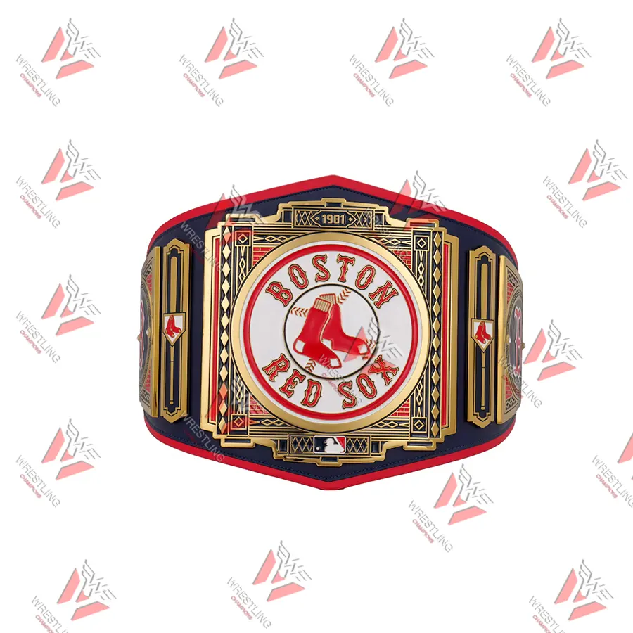 Boston Red Sox Wrestling Championship Replica Title Belt