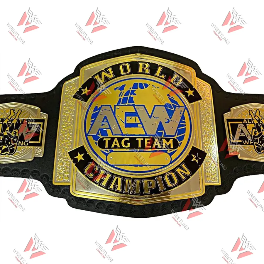 AEW World Tag Team Wrestling Championship Replica Title Belt