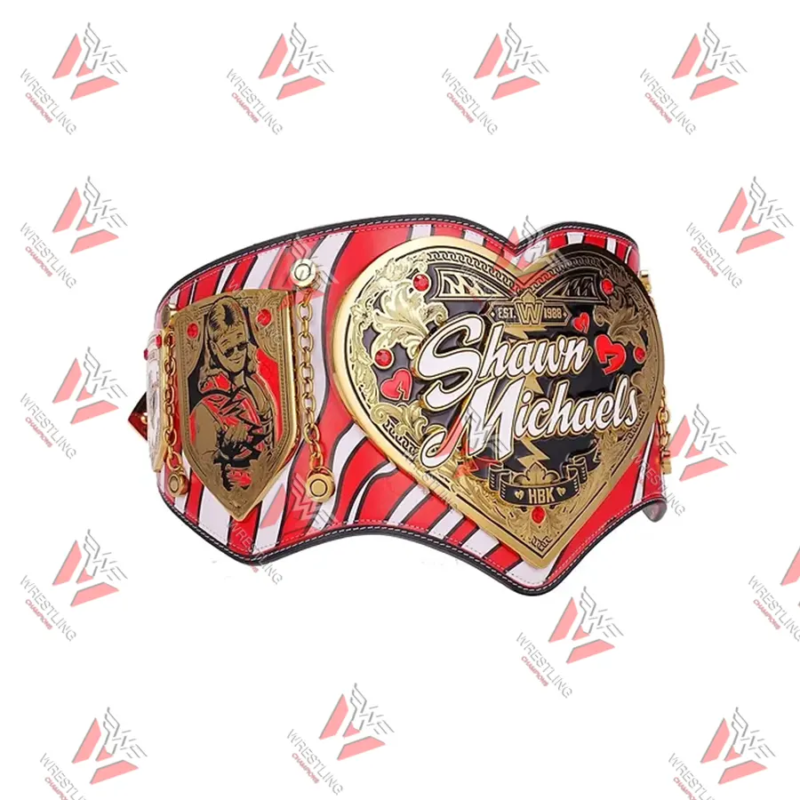 Shawn Michaels Wrestling Championship Replica Title Belt