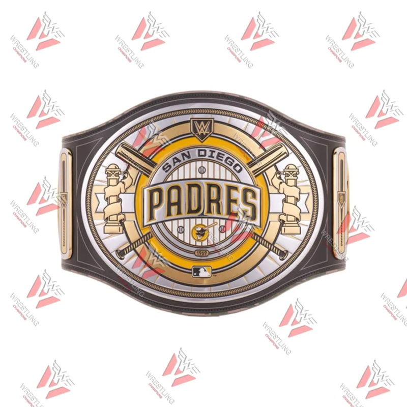 San Diego Pardes MLB Wrestling Championship Replica Title Belt