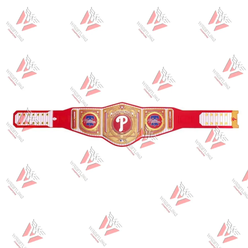 Philadelphia Phillies MLB Wrestling Championship Replica Title Belt