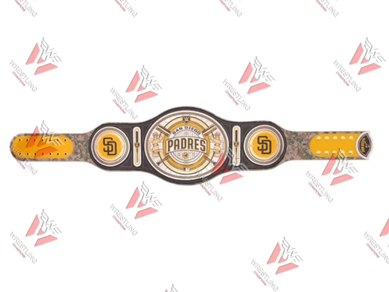 San Diego Pardes MLB Wrestling Championship Replica Title Belt