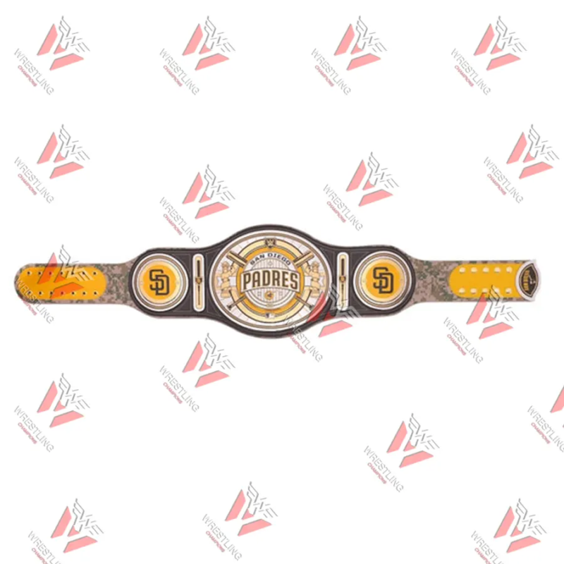 San Diego Pardes MLB Wrestling Championship Replica Title Belt