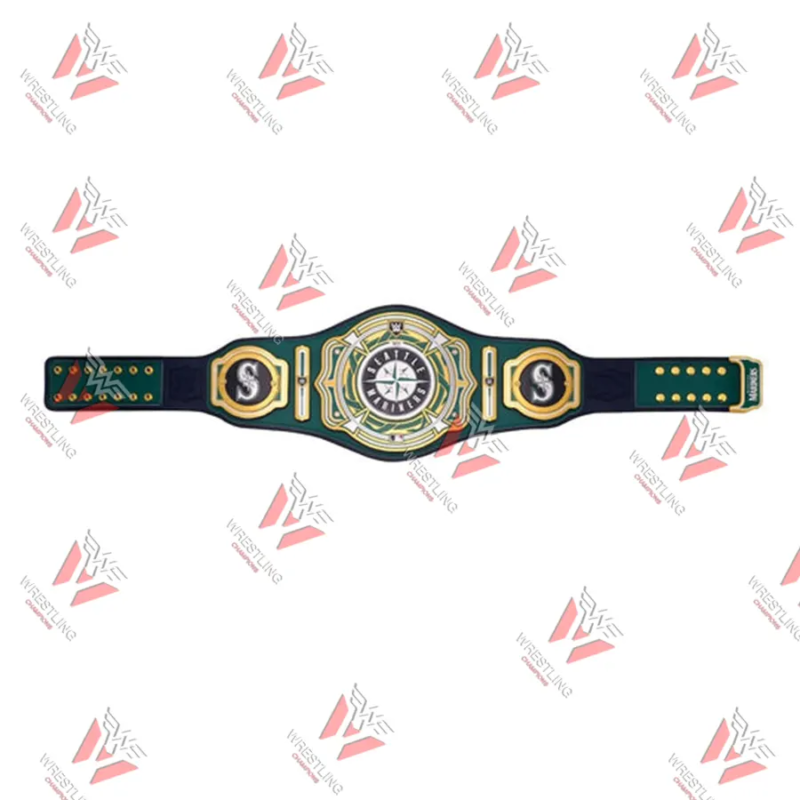 Seattle Mariners MLB Wrestling Championship Replica Title Belt