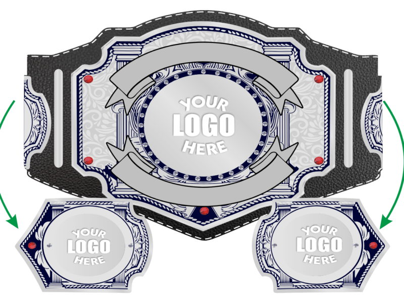 Customize Silver Wrestling Title Belt