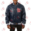 Men’s St. Louis Cardinals MLB Black Leather Jacket