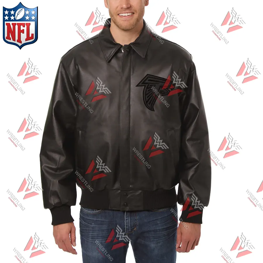 Men's Atlanta Falcons Leather NFL Jacket