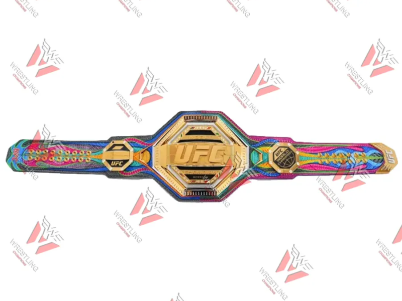 Mexico with Grasso vs. Shevchenko UFC Replica Title Belt