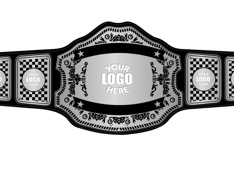 Customize Your Title Belt - Silver