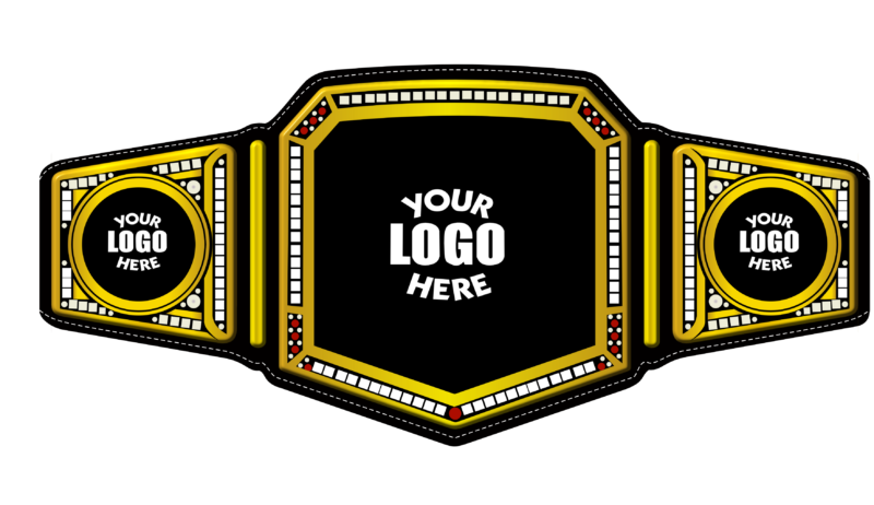 Custom Your Gold Title Belt