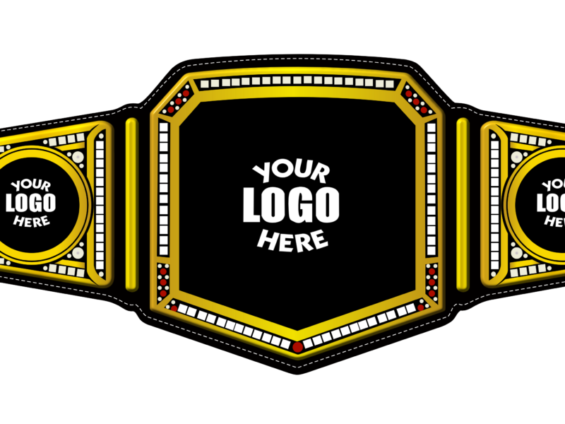 Custom Your Gold Title Belt