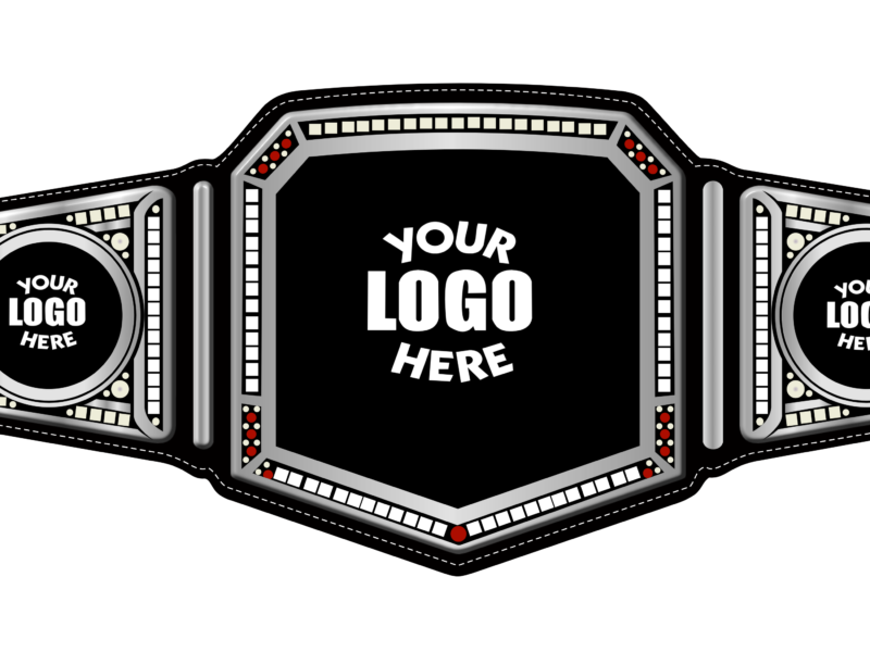 Custom Your Silver Title Belt